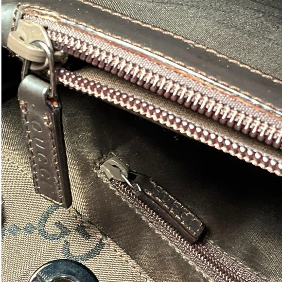 Gucci Brown Black GG Bamboo - Picture 10 of 10